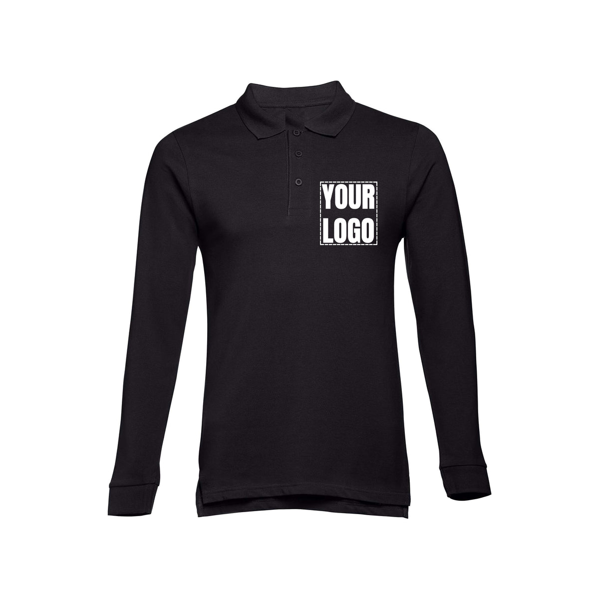 Long sleeve polo shirt