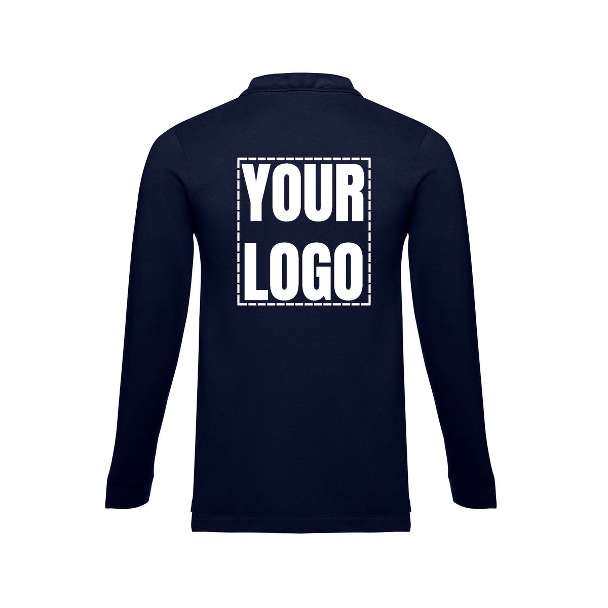Long sleeve polo shirt