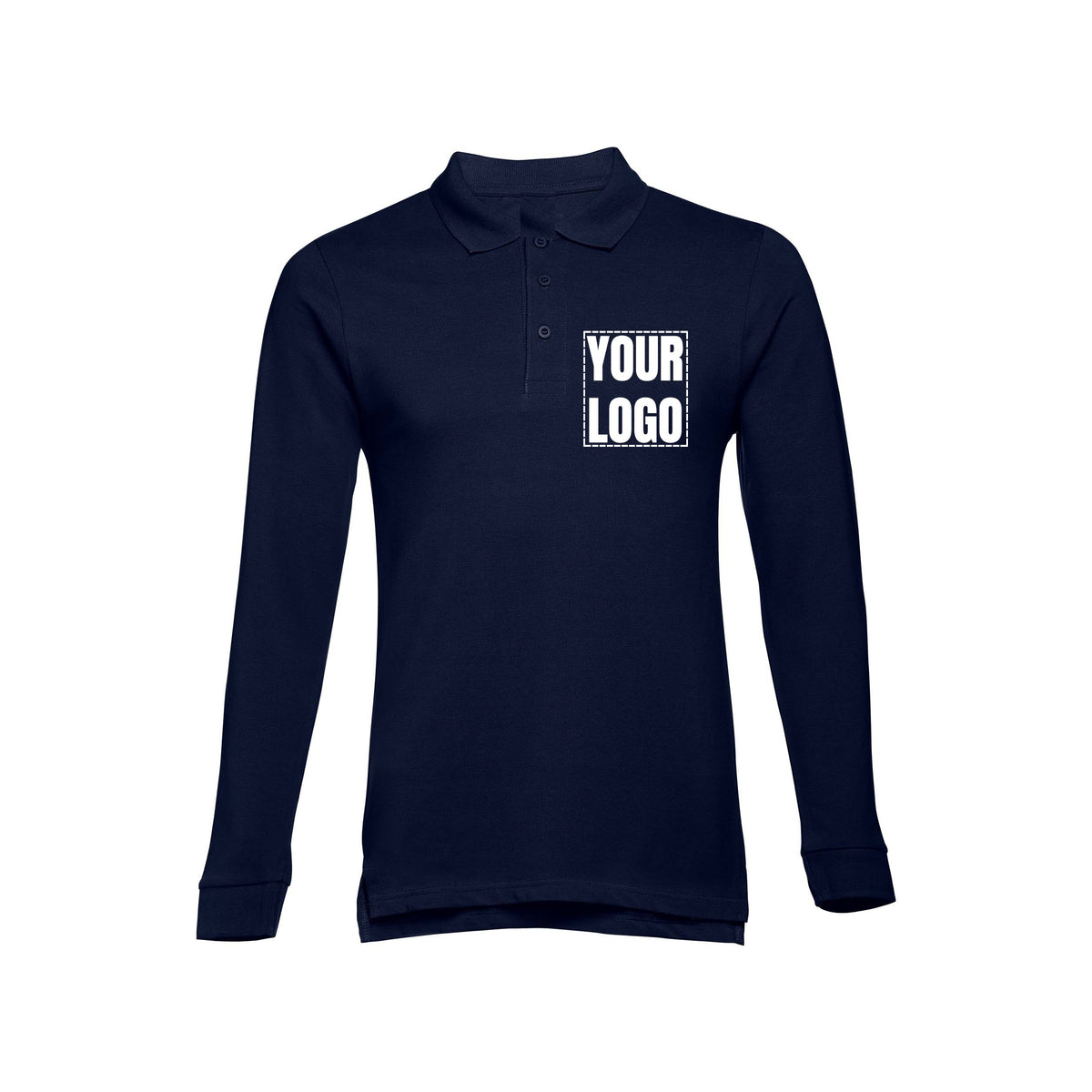 Long sleeve polo shirt