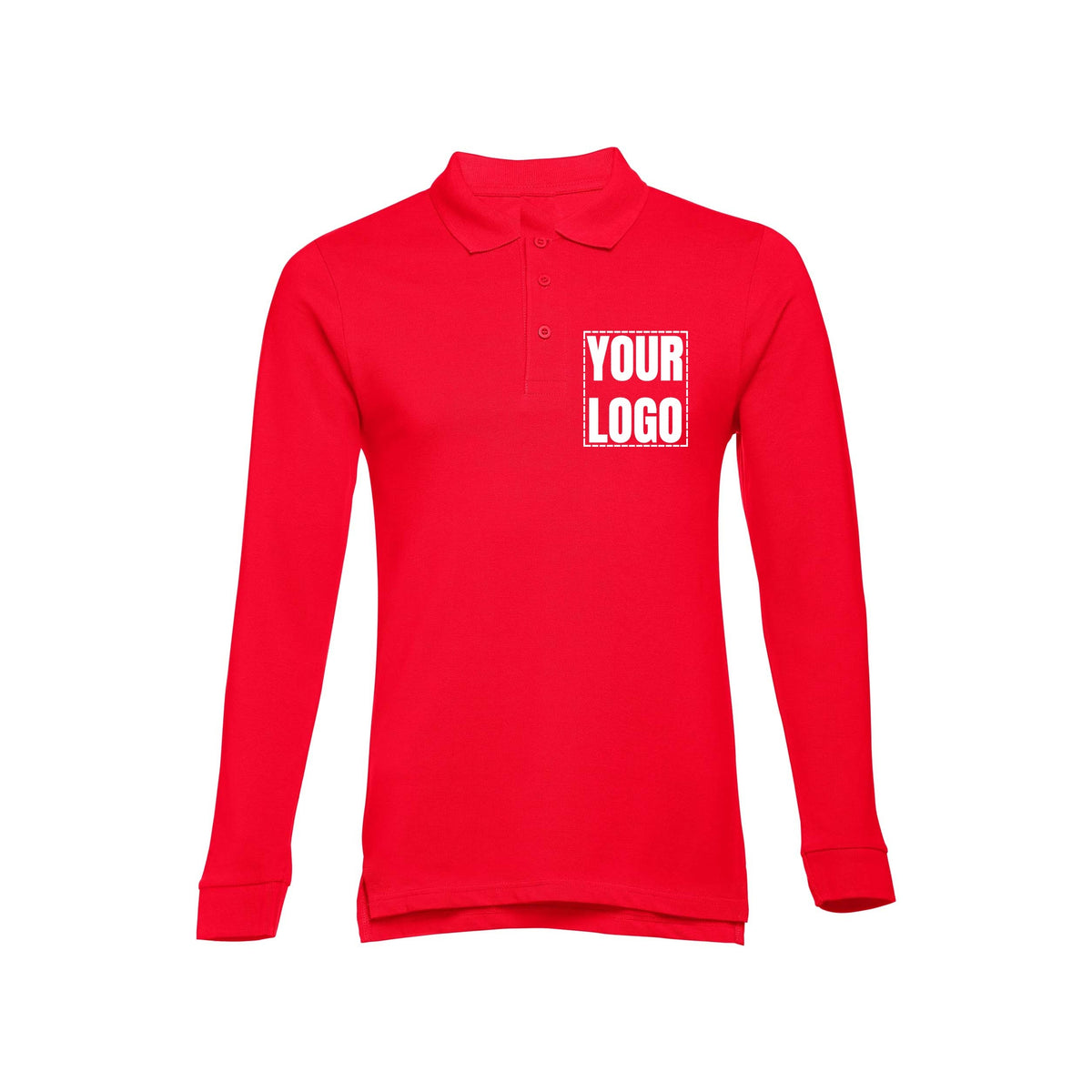 Long sleeve polo shirt