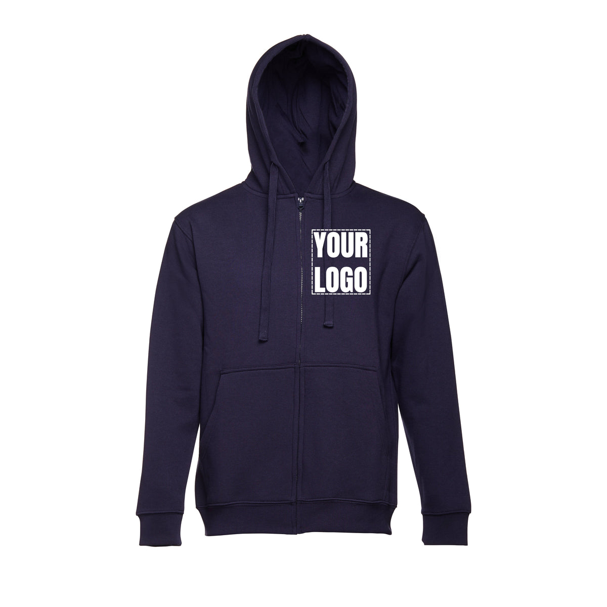 Hoodie Com Fecho e Capuz